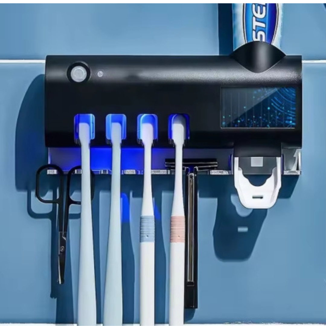 Soporte de Cepillos con Esterilizador UV