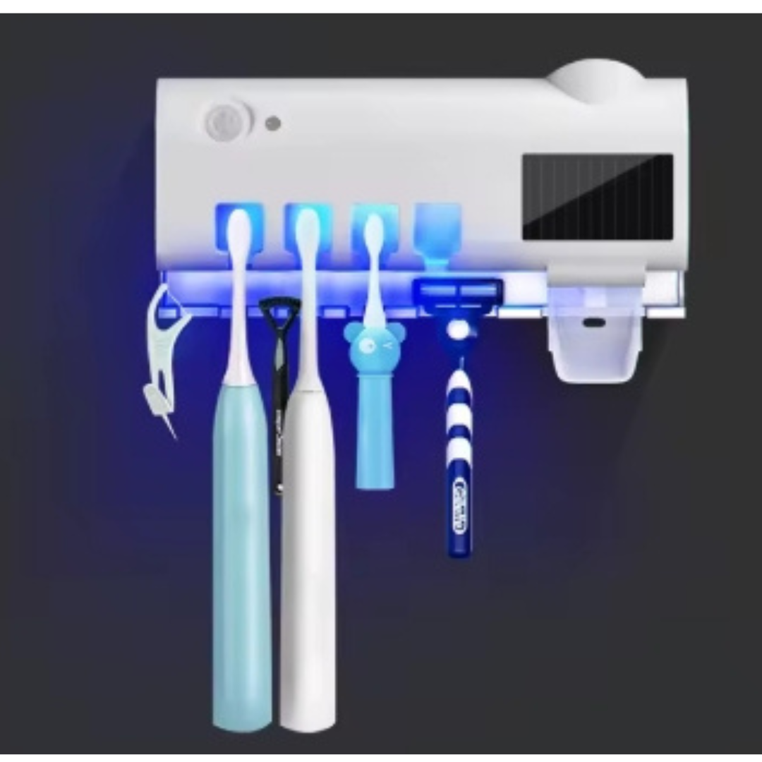 Soporte de Cepillos con Esterilizador UV