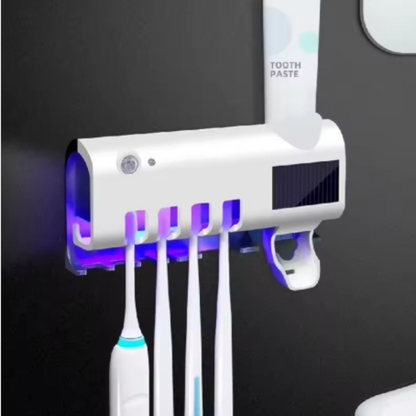 Soporte de Cepillos con Esterilizador UV